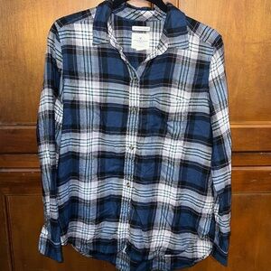 american eagle boyfriend fit flannel